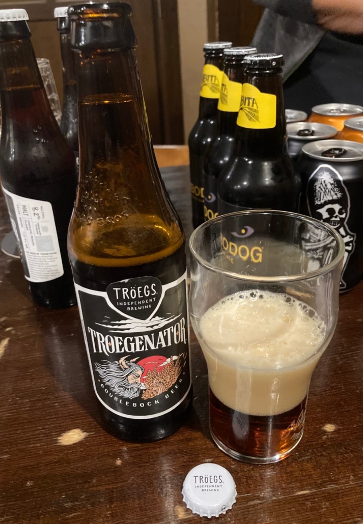 Lahev tmavého doppelbocku Troegenator od pivovaru Troegs
