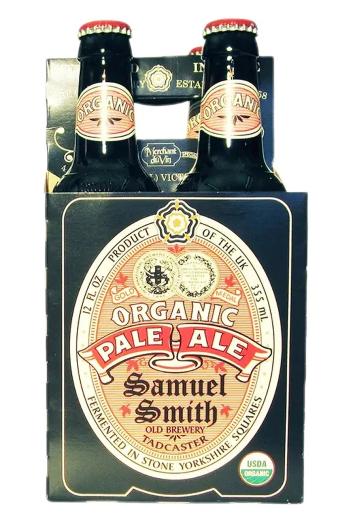 Balení piva Samuel Smith Pale Ale Organic z pivovaru Samuel Smith's Tadcaster